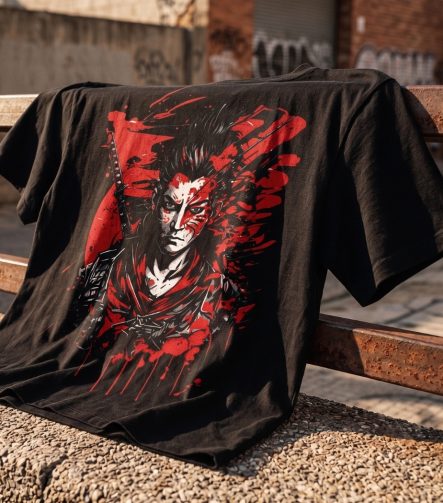 Samurai Graphic Oversized T-Shirt 1