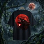 Blood Moon Roar Drop-Shoulder Graphic Tee 1