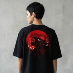 Blood Moon Roar Drop-Shoulder Graphic Tee - Image 4