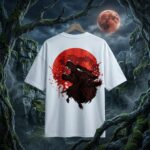Blood Moon Roar Drop-Shoulder Graphic Tee - Image 2