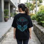 The Dark Raven & Teal Roses