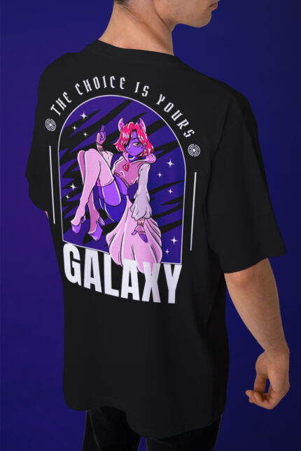 Galaxy Choice Oversized Graphic Tee