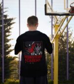 Monsters Academy Oversized Graphic T-Shirt (Back) - Image 5